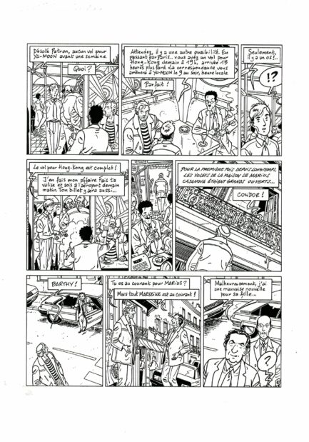 PLANCHE ORIGINALE N° 10 "CONDOR" (Le Rendez-Vous de Yu-Moon)