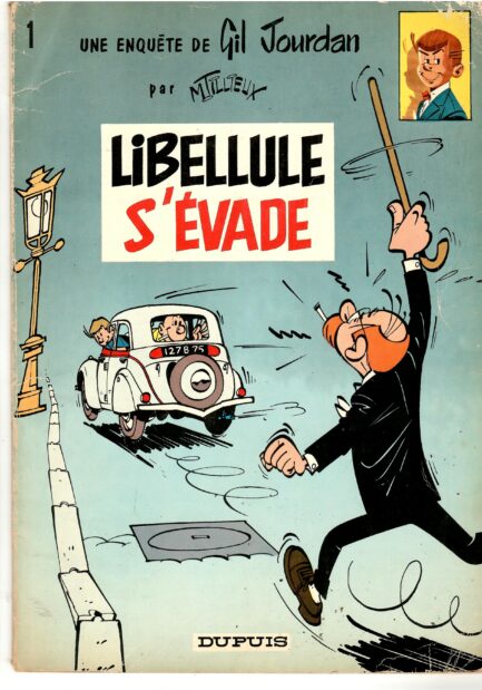 gil-jourdan-tillieux-volume-1-libellule-evade-aventure-policier-tres-bon-etat