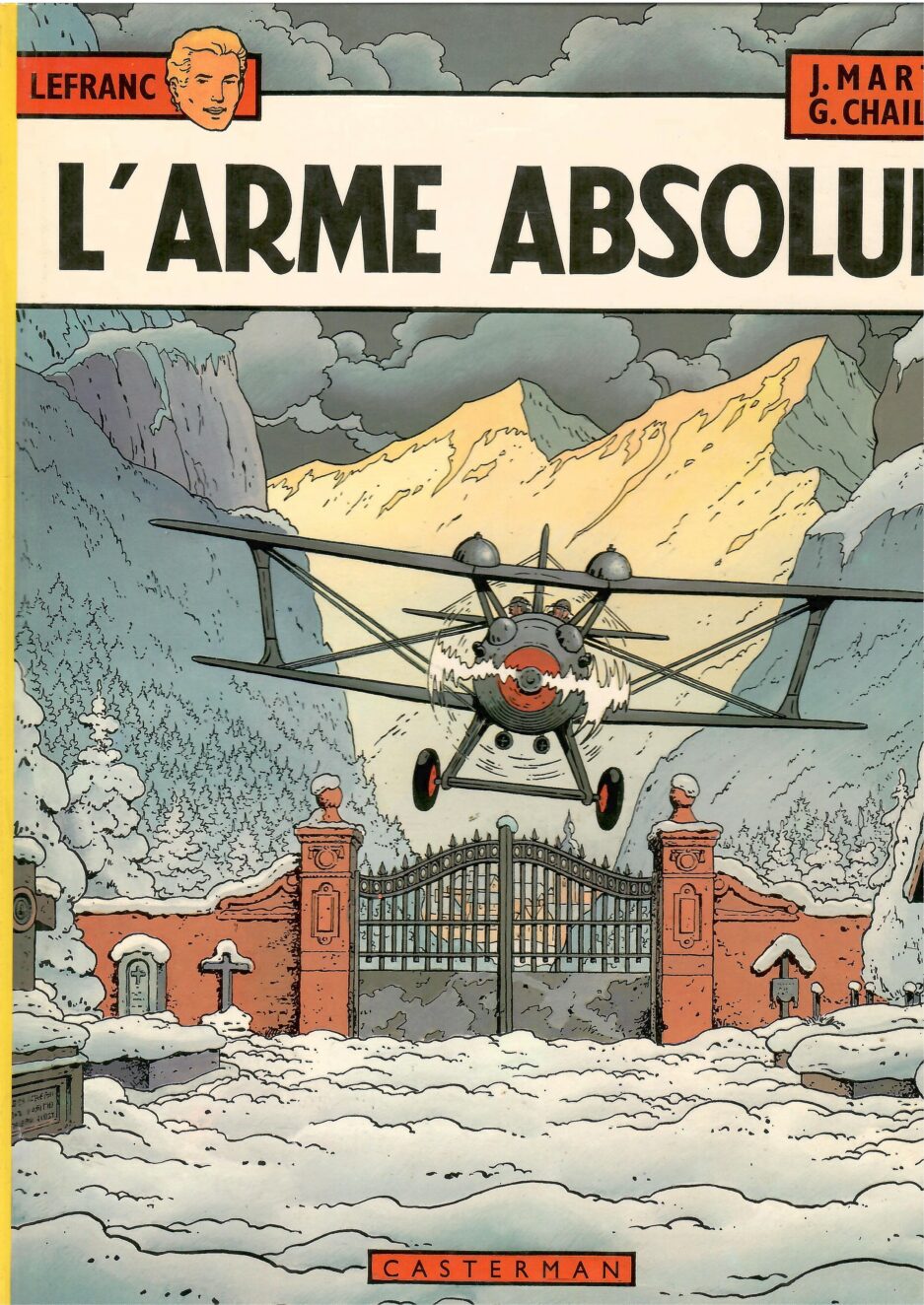 lefranc-tome-8-larme-absolue-martin-chaillet-bd-occasion-aventure-policier-etat-tres-bon