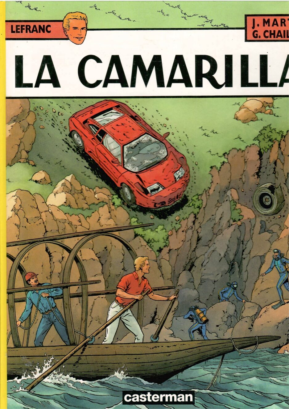 lefranc-tome-12-camarilla-martin-chaillet-bd-occasion-aventure-policier-etat-tres-bon