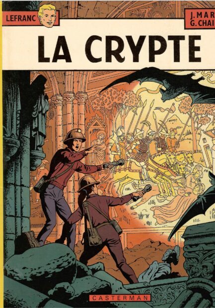 lefranc-tome-9-crypte-martin-chaillet-bd-occasion-aventure-policier-etat-tres-bon