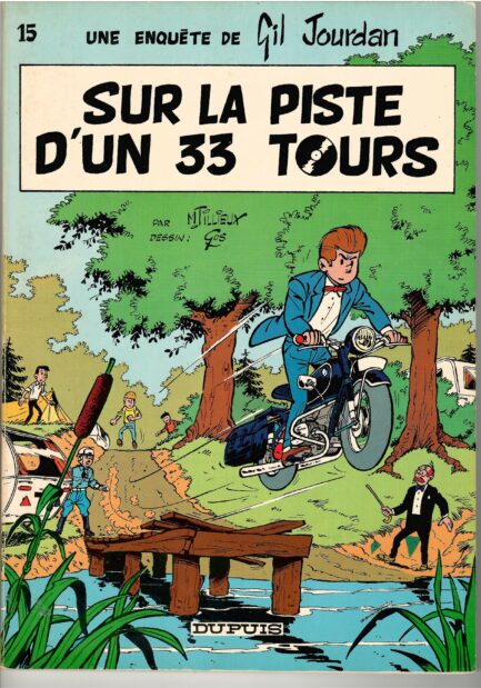 gil-jourdan-tillieux-volume-15-piste-33-tours-aventure-policier-tres-bon-etat